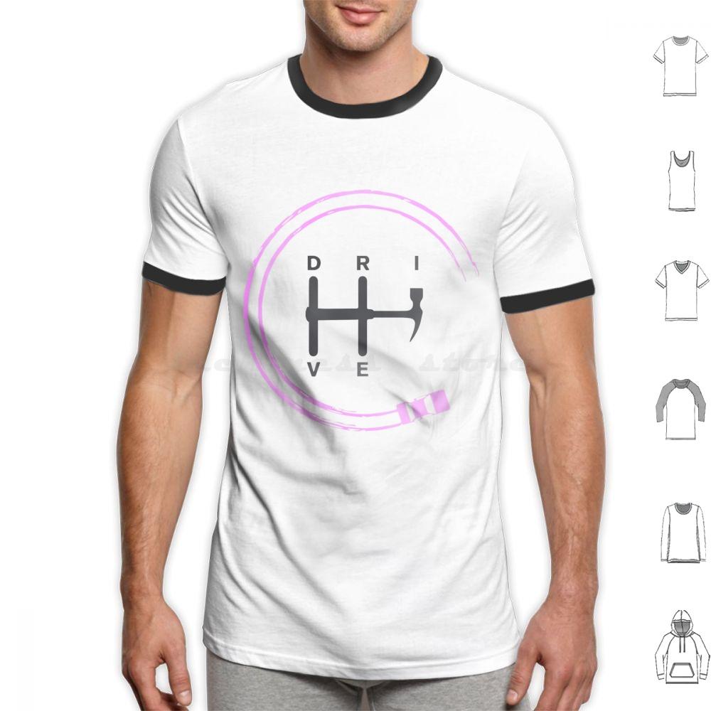 DriveDonut  Hammer Logo T Shirt Big Size 100 Cotton Drive Ryan Gosling Synthwave 80s Cinema Film Nicholas Winding Refen