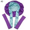 Woman Sleeping Bonnets and Satin Hair Wraps Soft Silk Bonnet Long Tie Plain Hair Bonnet