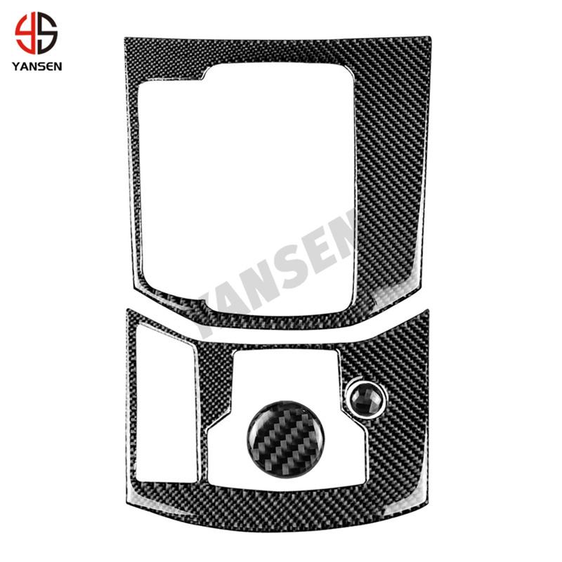 Car Center Control Gear Panel Cover Trim Carbon Fiber Sticker for Mazda CX5 2017-2024 Car Accessories
