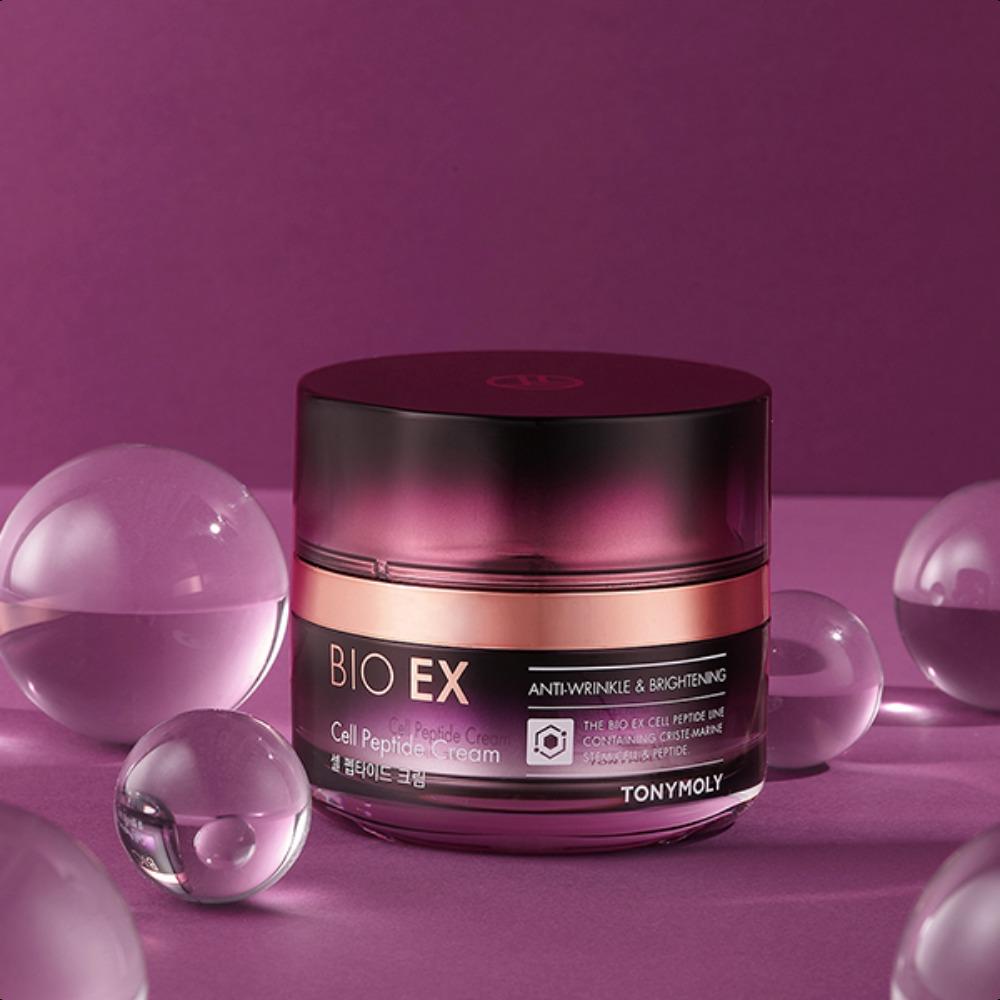 Tonymoly Bio EX Cell Peptide Cream 60ml Anti-Wrinkle Care K-Beauty