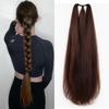 CrownLength - Hair Extension, Brown Braid, Choti,Wig,Synthetic,Hair Accessory for Styling