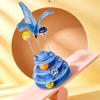 Multi Layer Cat Track Ball Toy Anti Slip Base Rotating Ball Interactive Cat Toy Top Feather Spring Wand Spring Wand Toy Training