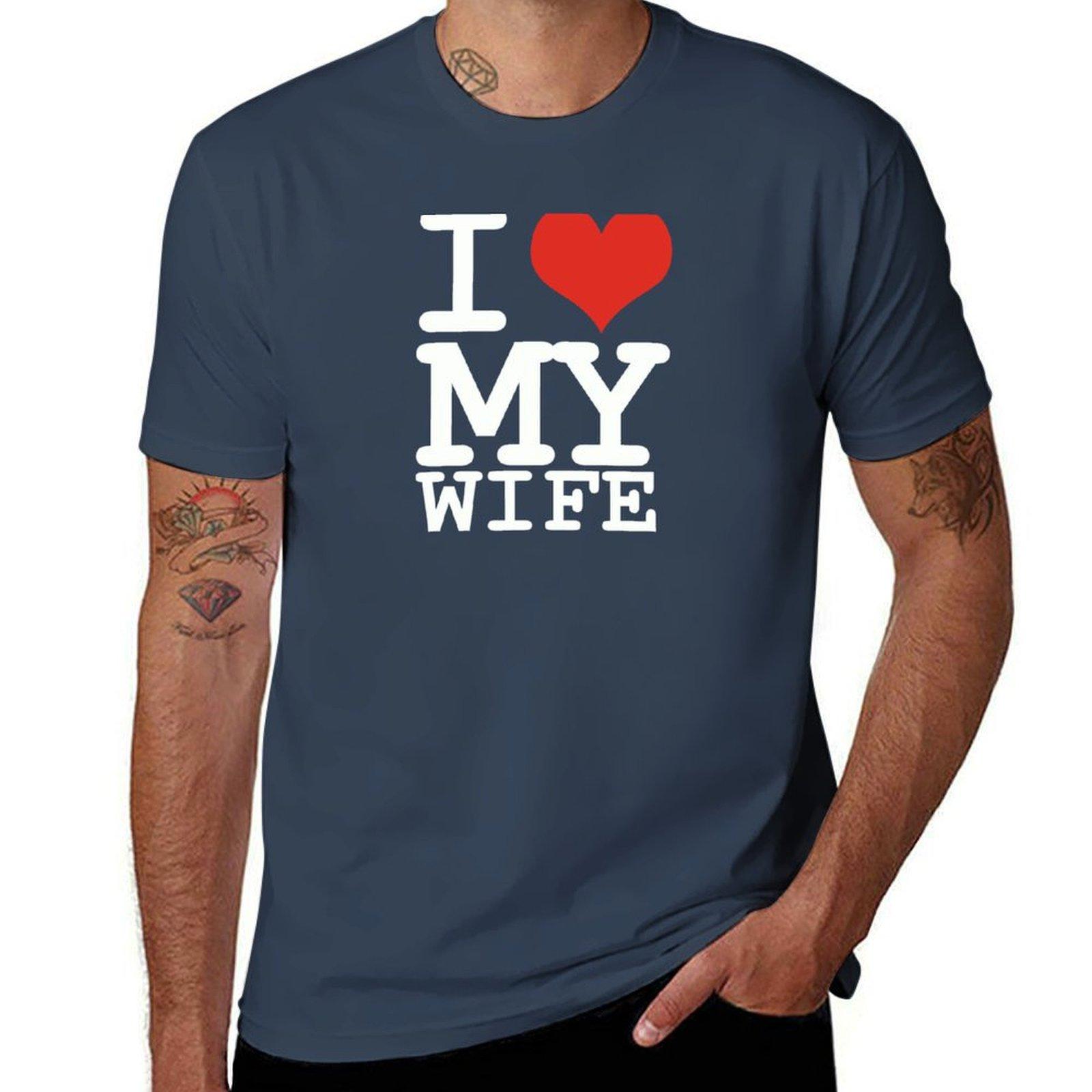 I Love My Wife Tshirt Plus Size Nonshrink Tshirt S