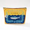 Bohemian Makeup Bag: Colorful Fish Print, Retro Style Cosmetic Travel Case