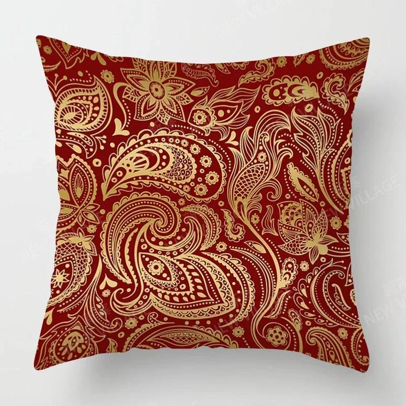 Fall Home Decor Autumn Living Room Throw Pillow Cover Sofa Boho Cushion Cover Mandala   X