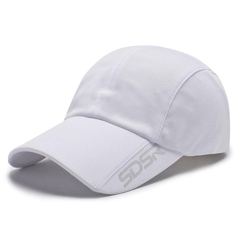 Polyester Summer Mesh Baseball Cap With Sun Protection For Outdoor Activities