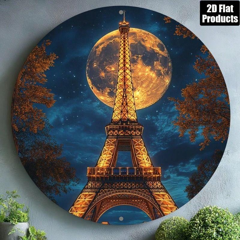 Metal Tin Sign 2D Wall Art Home Decor Flat Hanging Decorative Plaque