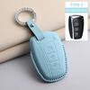 PU Leather Car Key Case Cover Holder Keychain Protective Shell for Hyundai Creta Ix35 Ix45 I10 I30 I40 Remote Key