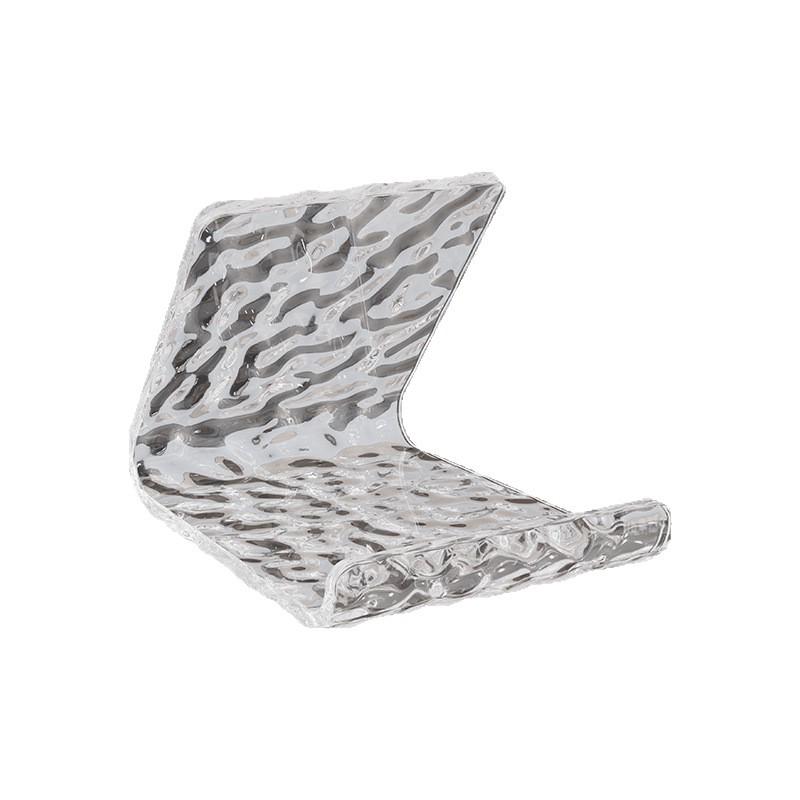 Glacier Pattern Phone & Tablet Holder: Desktop Ornament & Portable TV Stand