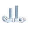 12.9 Grade Galvanized Hex Socket Cap Screw, Blue-White Zinc, Sizes M4-M16