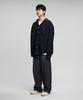 SLOW RECORD HOUSE Nylon Hoodie_Black