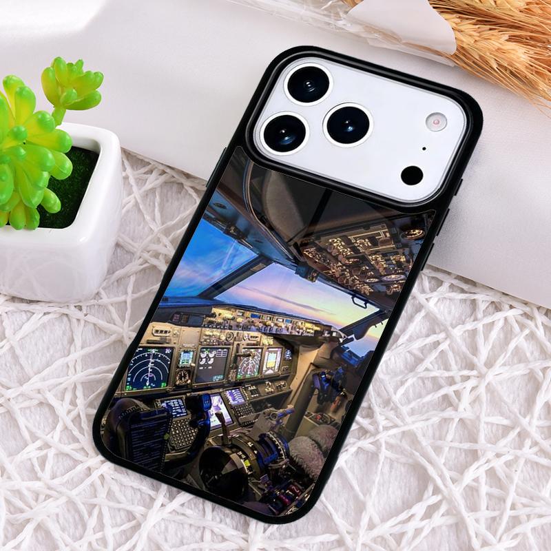 Travel Pilot Shockproof Phone Case for iPhone 17 Air 16e 15 11 12 14 13 Pro Max Cover Coque