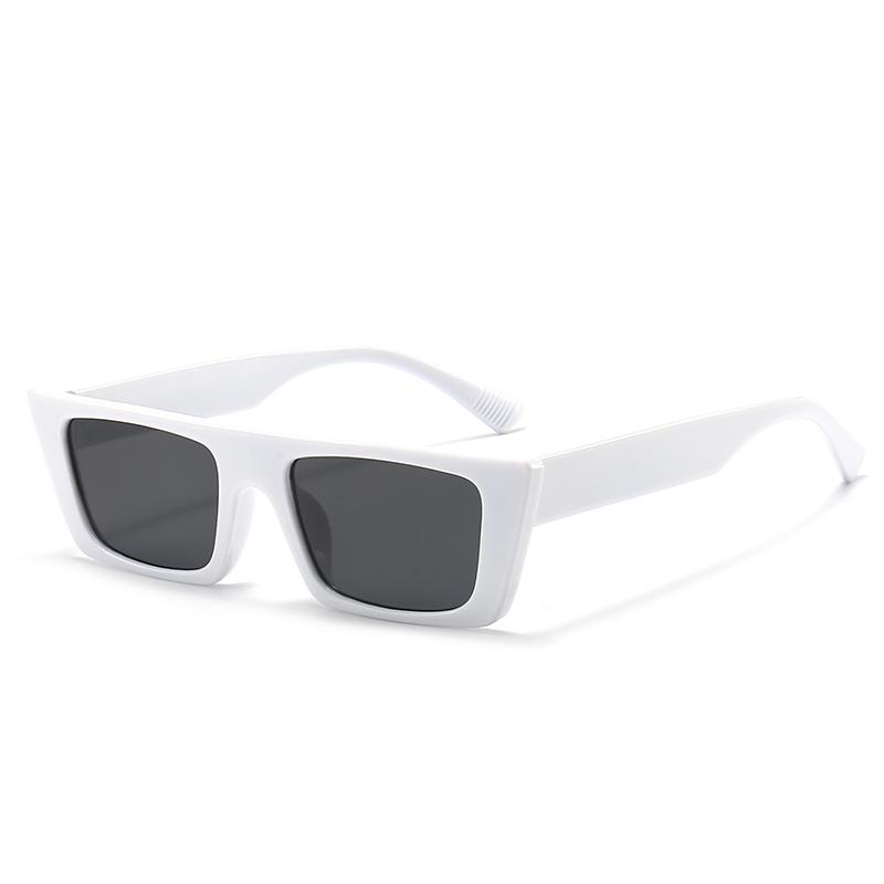 Vintage Fashion Colorful Square Sun Glasses Women Men Small Fresh Brand Designer Sunglasses Beach Travel Female Male Eyeglasses