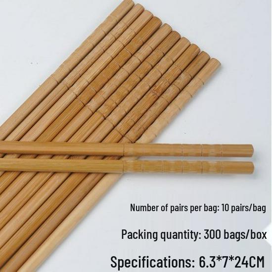Premium Natürliche Bambus Essstäbchen: Rutschfest, Extra Lang, Hitzebeständig, Antibakteriell, Schimmelresistent für Hot Pot & Frittieren