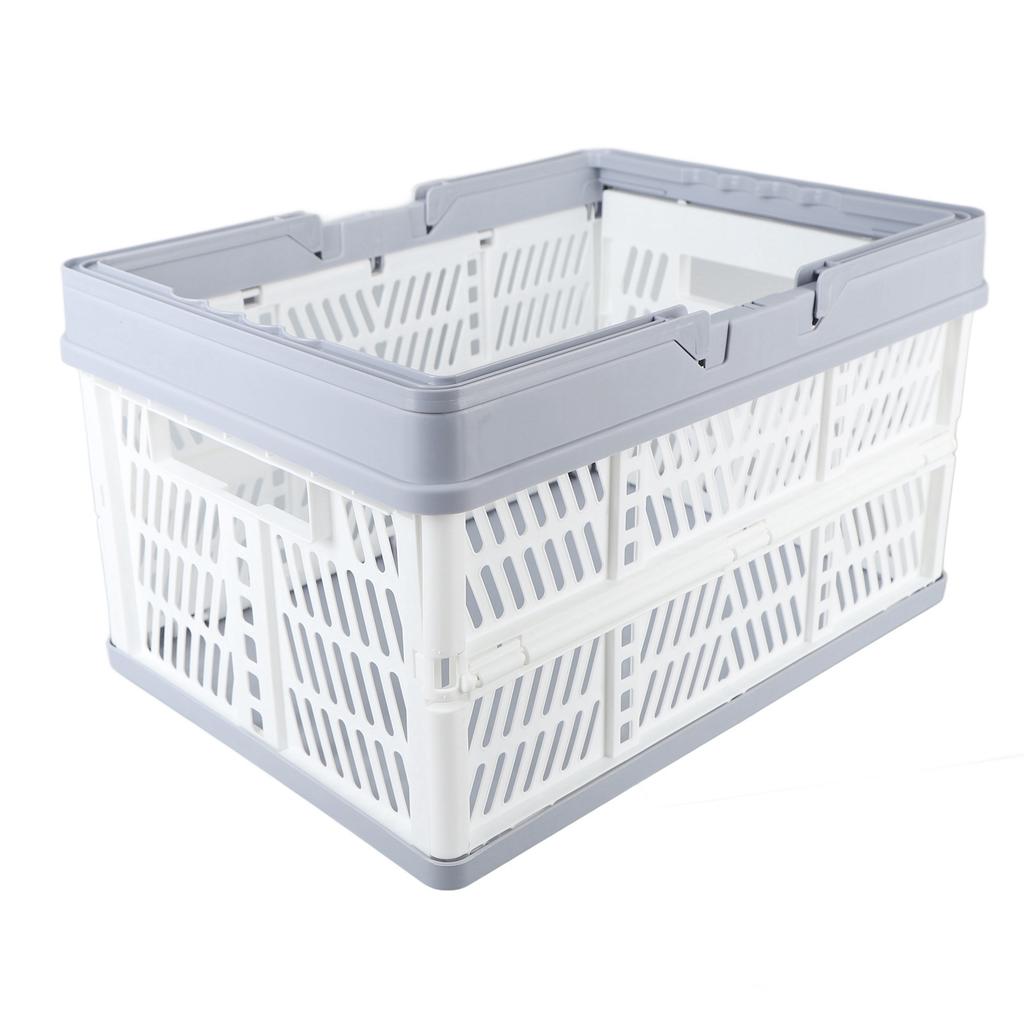 Zusammenklappbare Körbe mit Griffen PP Wasserdichte Zusammenklappbare Aufbewahrungskisten für Zuhause Küche Schlafzimmer