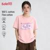 Baleno Women's Pure Cotton Loose Fit Graphic T-Shirt