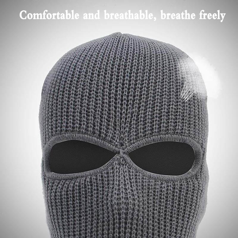 Winter Cycling Warm Headgear Men Masked Full Face Windproof Face Mask Ski Face Mask Electric Bike Windproof Cap Women