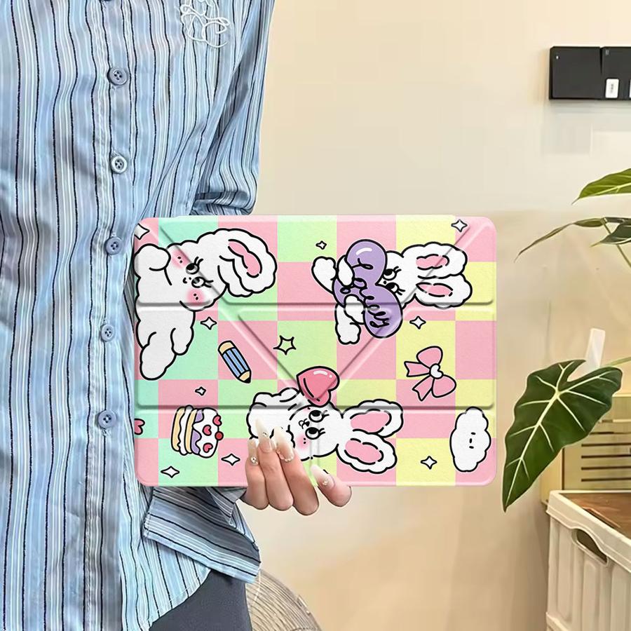 Holder Cover Tablet Case For iPad Pro 11th 10th 9th 8th 7th 12.9inch Mini 6 7 Pro 2025 Air 4 5 M3 M2 1 2 M4 11inch Kind-hearted