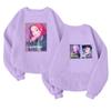 Children's Fashionable Lightweight Long-sleeved Round Neck Pullover With Pockets Printed Pullover