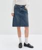Deketeuumeon Signature Midi Skirt Dcsk002Blue