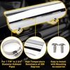 Exhaust Muffler Pipe Heat Shield Cover Protector For Harley Motorcycle Chrome
