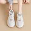 Shoes Women's Spring New Sports Wind Breathable Lace-up Running Single Shoes College Style Casual Single Shoes Women
