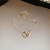 Electroplated Zircon Sun Love Bracelet Niche Sweet Versatile Bracelet Temperament Light Luxury High-end Jewelry Women