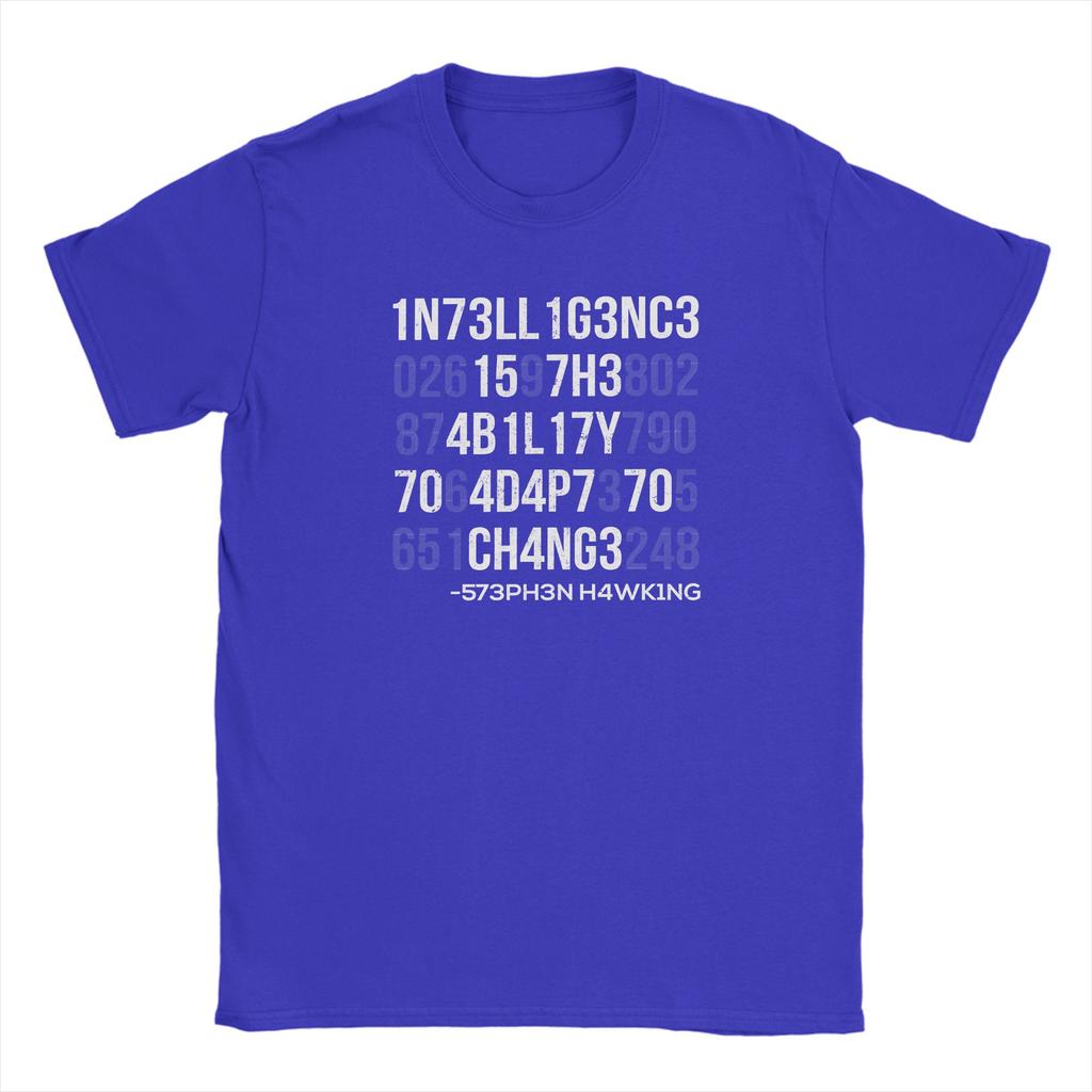 Funny Quote 1N73LL1G3NC3 T Shirt for Unisex Cotton Cool TShirts Crew Neck Tee Shirt Short Sleeve Tops Graphic Printed