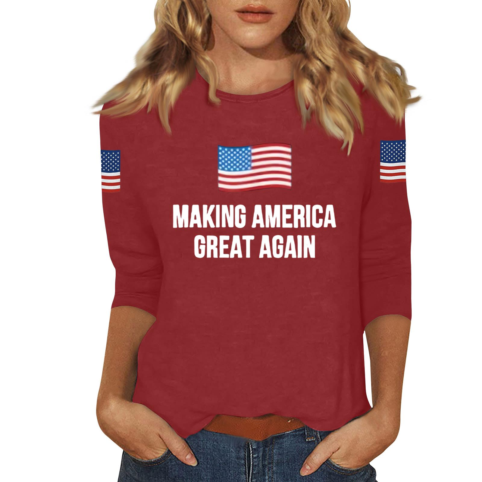 

Women s Casual Fashionable Sexy Comfortable Neck Three-Quarter Sleeve Top S винный