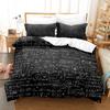 Pizarra Fórmula Adultos Niños Individual Doble Matrimonial Queen King Size Funda Nórdica Dormitorio Genio Matemático Nueva Funda Nórdica Funda de Almohada