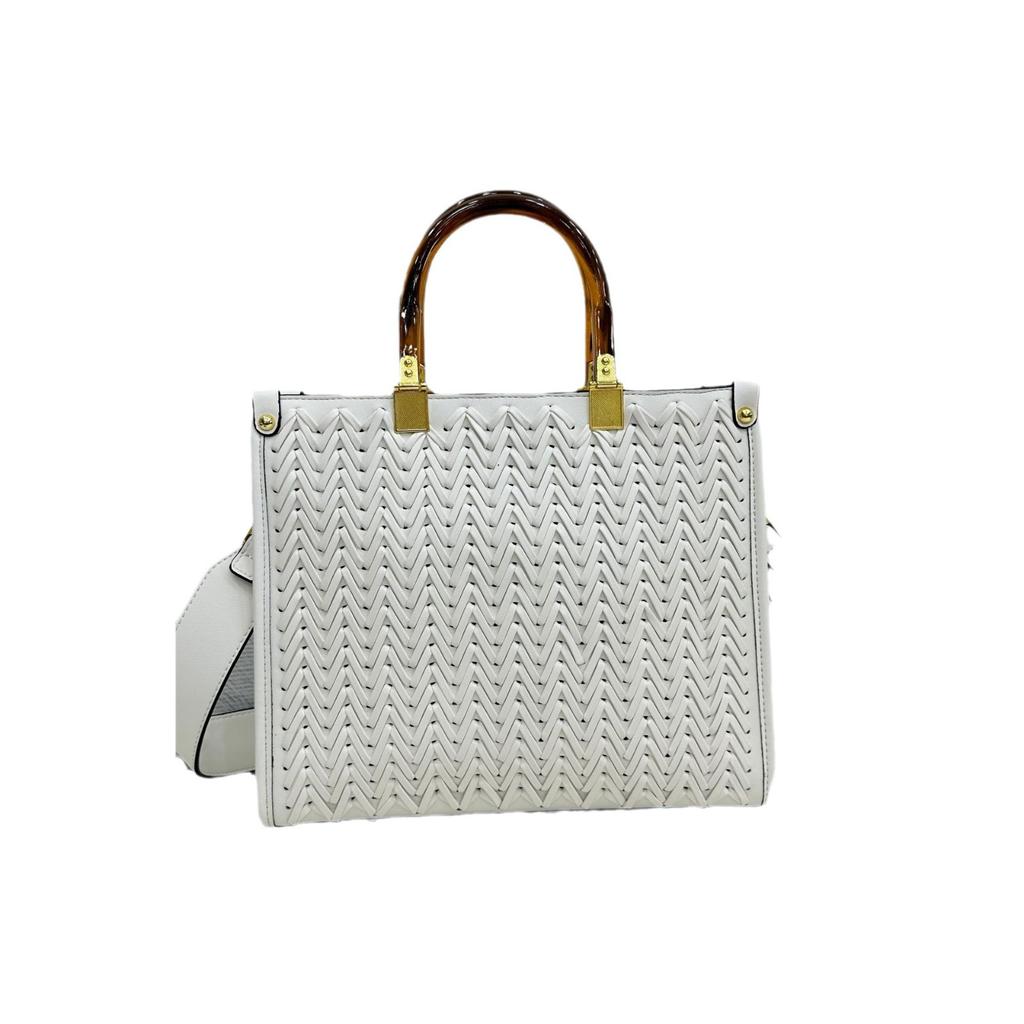 Pure Hand Woven Bamboo Handbag Light Luxury High Quality Star With Large Capacity Shoulder Bag