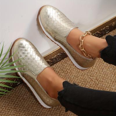 Scarpe Basse Casual Taglie Forti Autunno 2025 Nuovi Arrivi Punta Tonda Scarpe da Donna Taglia 43