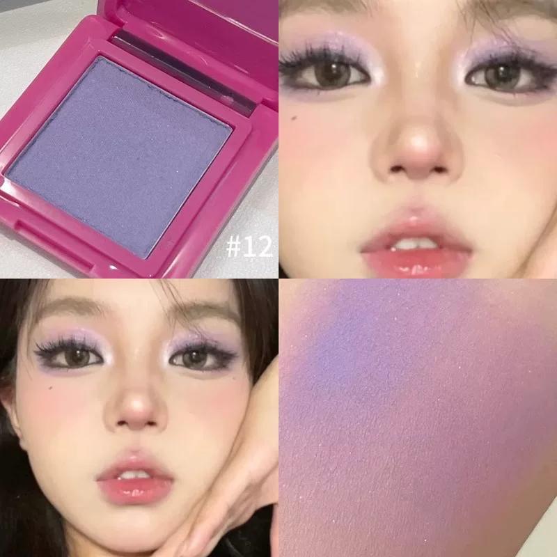 Gemstone Crushed Diamond Ice Blue ~ Low-Saturation Silver Blue Wet-Look Glitter Eyeshadow Single Color with a Cool Fragmented High-End Feel