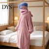 Morbida Calda Tuta da Casa, Coperta Indossabile con Cappuccio Creatura dalla Grande Bocca, Felpa Larga in Pile con Cappuccio Peluche per Donna Uomo, Mantello Cosplay Invernale con Bottoni