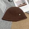 Autumn and winter soft glutinous plain face small fisherman hat children warm big head circumference basin hat winter versatile top hat