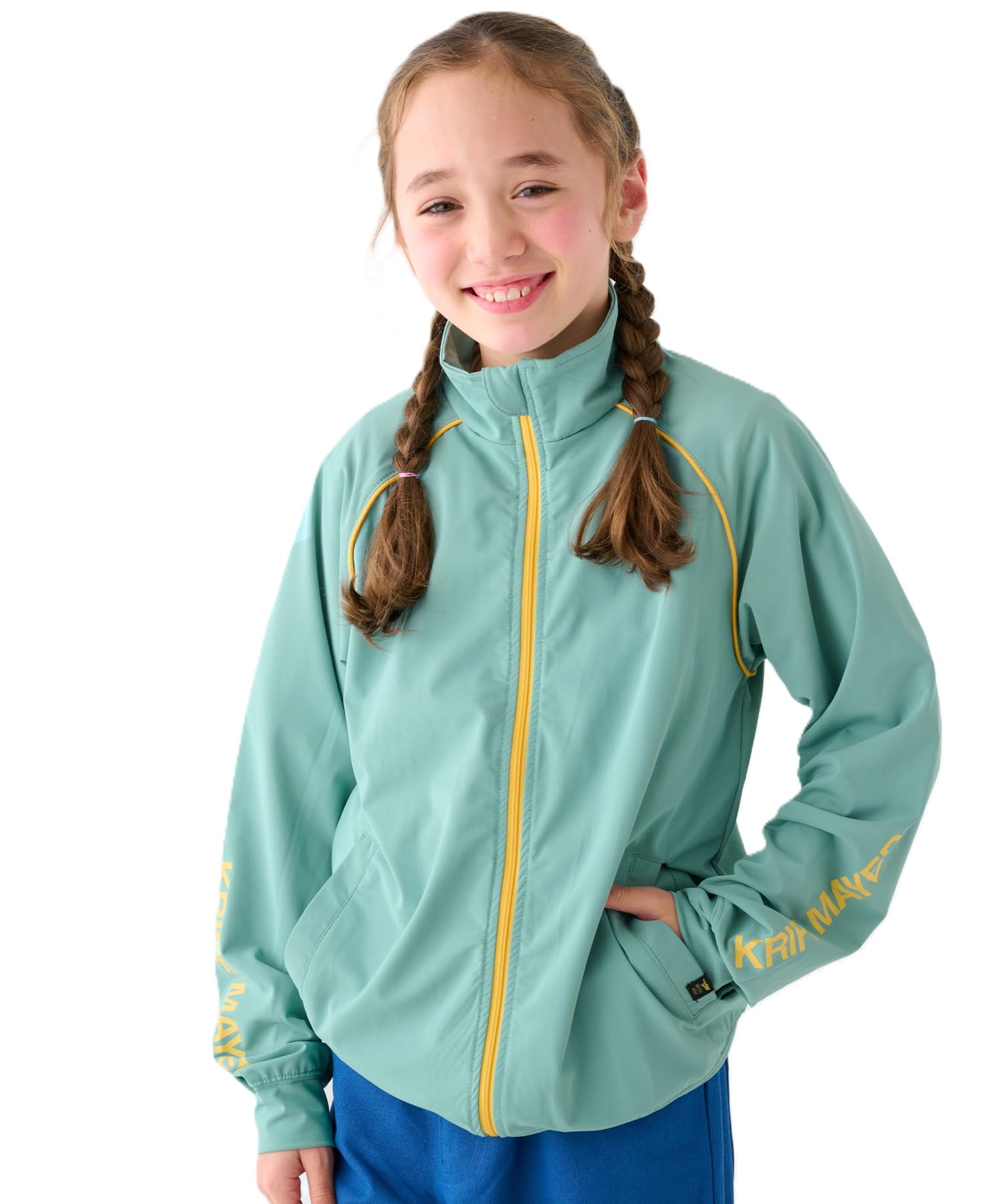 

Куртка рашгард реглан, купальник с защитой от УФ-лучей для детей и размера, светло-зеленый [Клифф Майер] для юниоров, унисекс, 160,