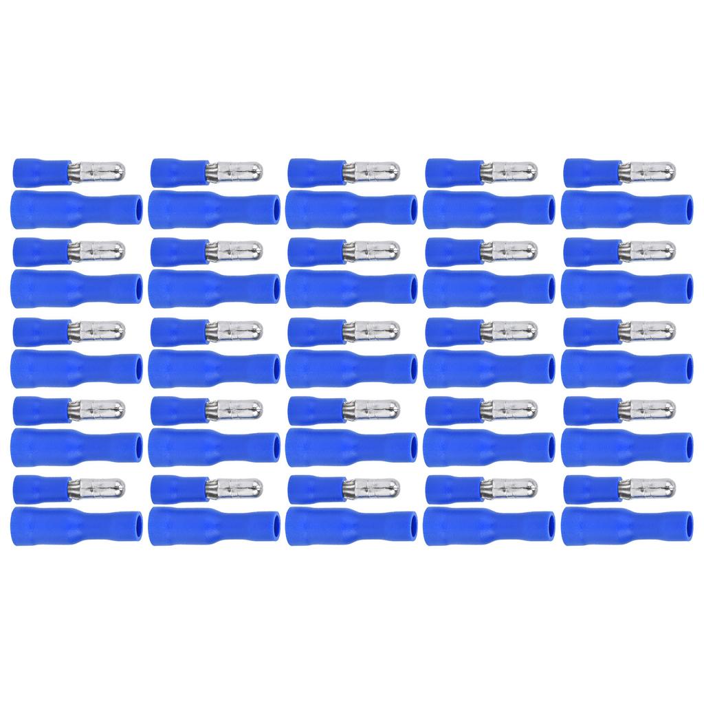 25 Pairs Insulated Wire Terminal Male Female Quick Crimp Electrical Butt Connector for 16‑14AWG