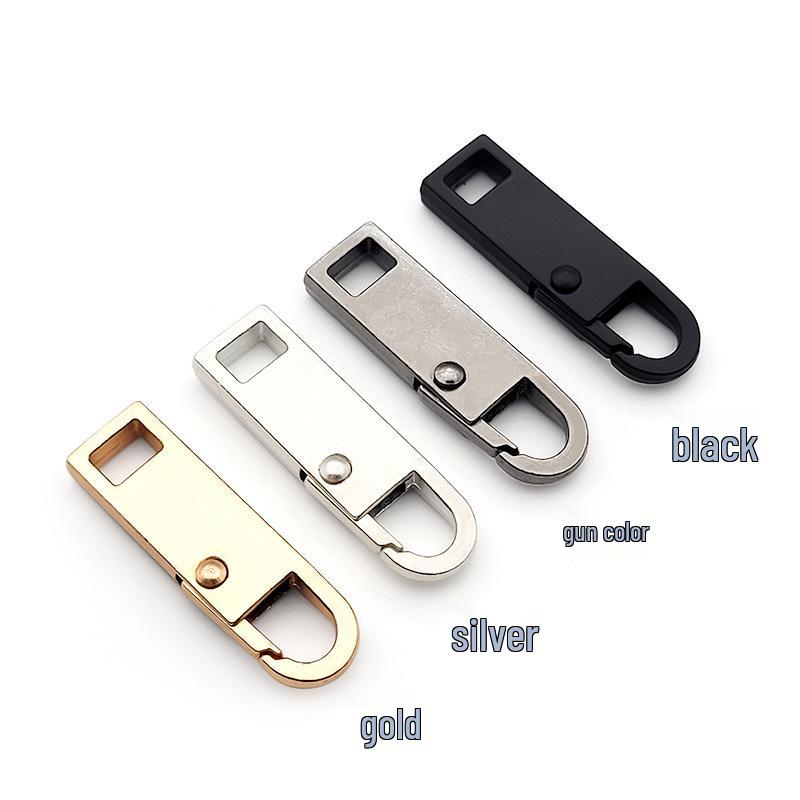 Tool-Free Metal Zipper Puller for Luggage, Bags, Jackets, Clothes, and Shoes