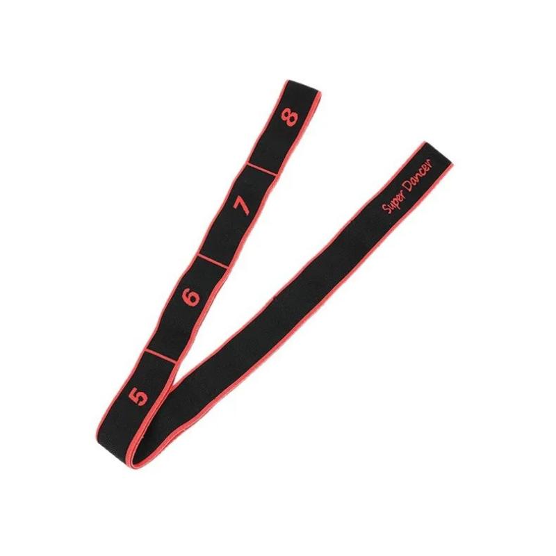 Yoga Fitness Adult Rally Stretch Band Multi-stage Adjustable Digital Resistance Band Flexible Dance Shoulder Stretching Strap