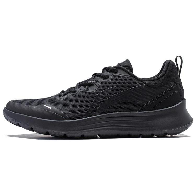 New LiNing Feather Cushioning Anti Slip And Wear Resistant Low Top Running Shoes Women's Black ARST066-1