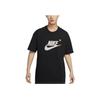 Nike Letter Logo Crew Neck Casual Pullover Short Sleeve T-Shirt Men Tops Black HJ3959-010
