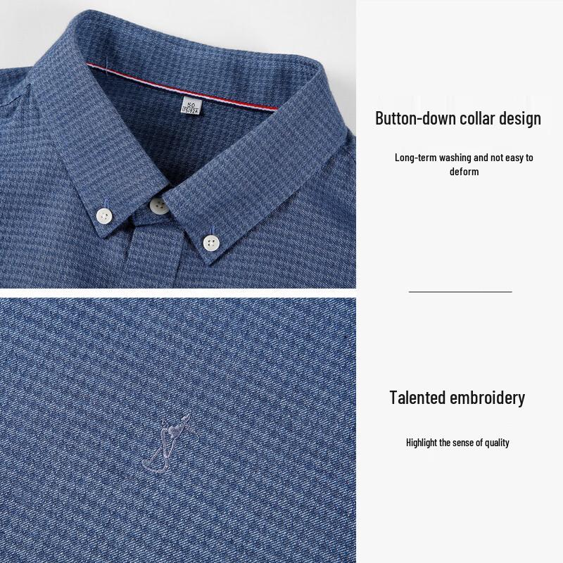 Talent Men's Jacquard Long Sleeve Shirt