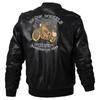 Fleece Thickened PU Leather Jacket Men's Thickened Men's Cotton-padded Clothes and Motorcycle Clothes Men's