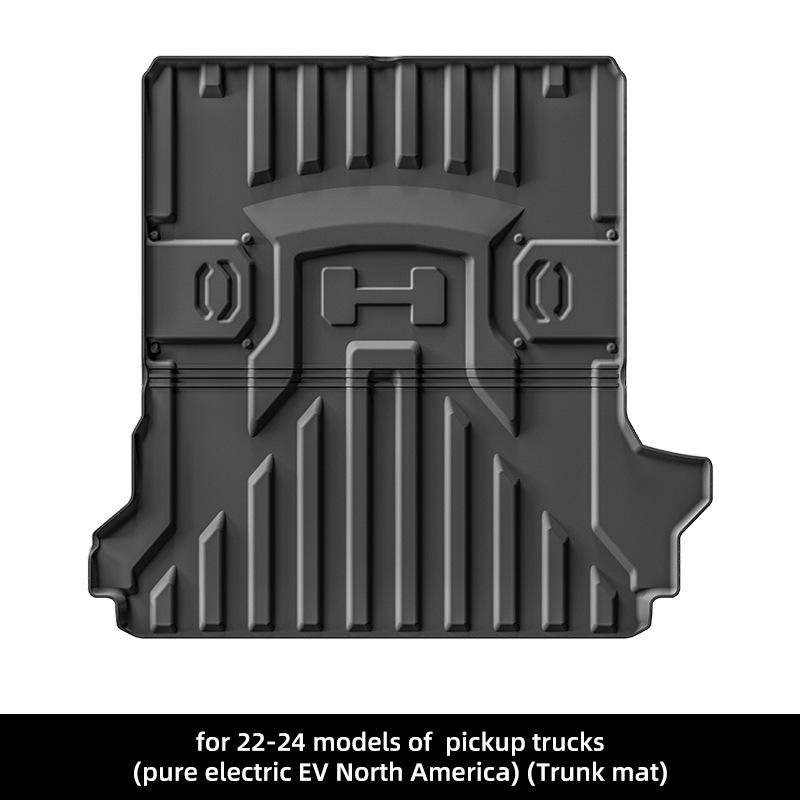 Eco-friendly TPE Floor Mats for 2022-2024 HUMMER Pickup GMC Hummer