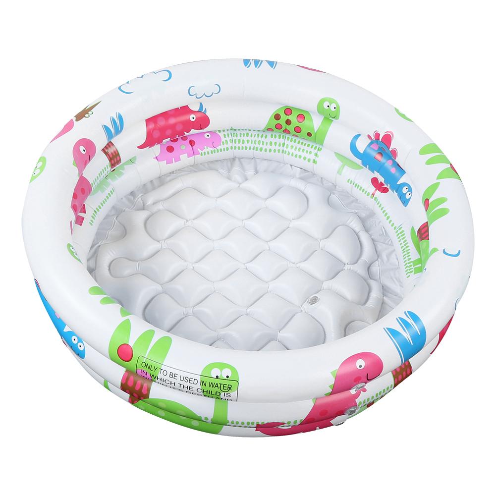 Cartoon Dinosaur Pattern Round PVC Inflatable Swimming Pool Bathtub for Children Kid