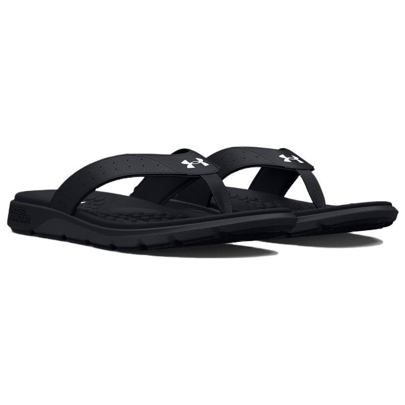 Under Armour Men's Ignite 7 Sandal Black White 3026026-001