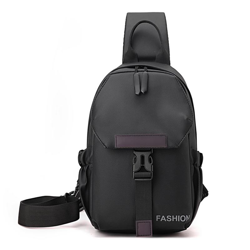 Stylish Unisex Chest Pack - Fashionable Nylon Crossbody Bag for Everyday Use Stylish Nylon Shoulder Bag