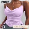 JPNTKY Women's Fashion Casual Sleeveless V-Neck Blouses & Shirts