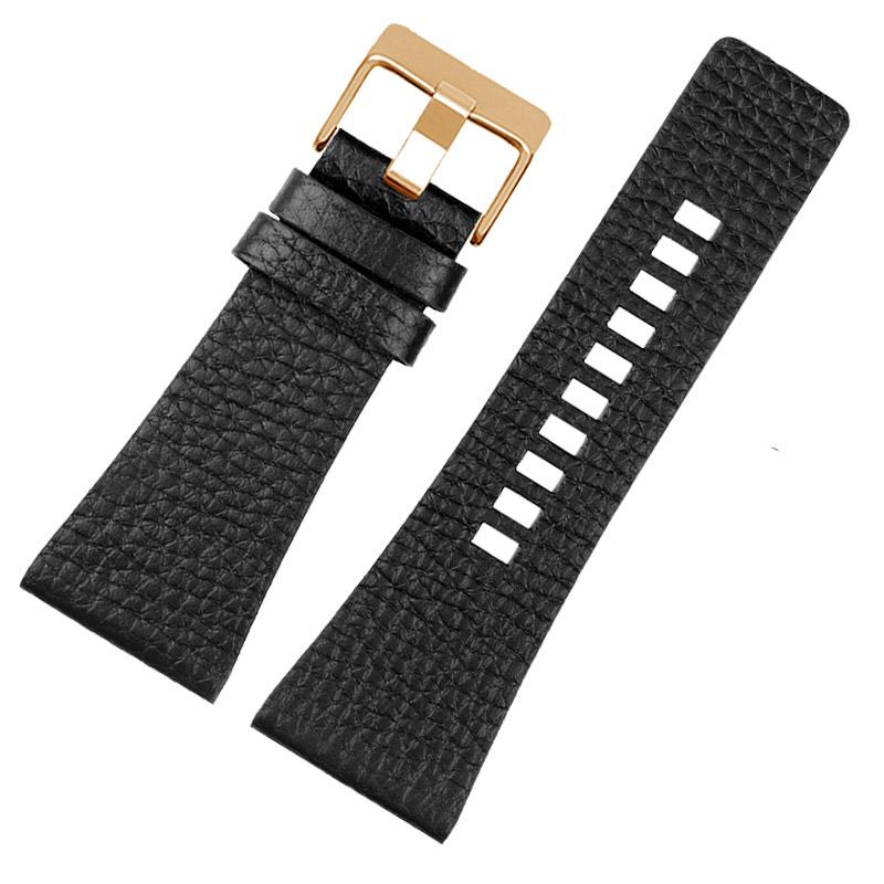 26MM 28MM 30MM 32MM Per Orologi Diesel Uomo Polso Taglia Grande Cinturini Orologio Nero Polizia Marrone Vera Pelle di Vitello Cinturino