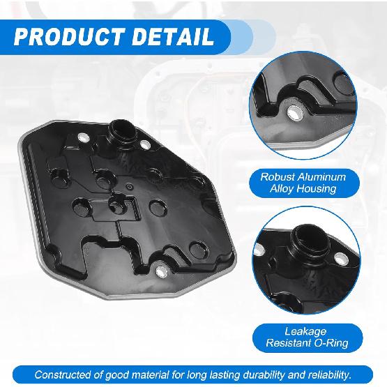 ACROPIX Automatic Transmission Filter Oil Pan Fit for Toyota RAV4 2005-2012 No.353300W040/353300W090 - Pack of 1
